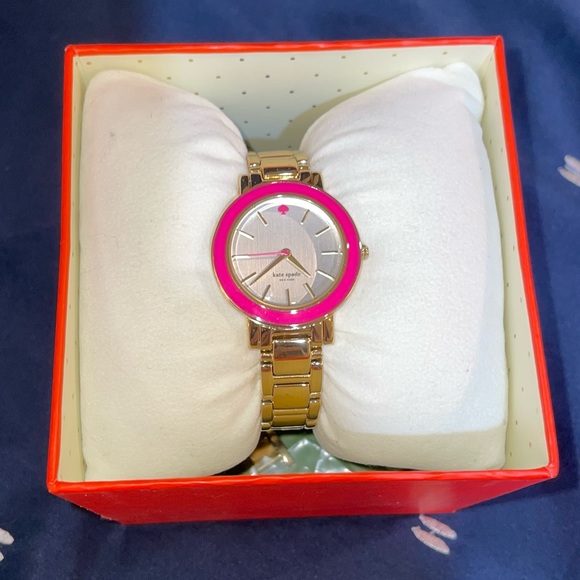 Kate Spade pink and gold watch